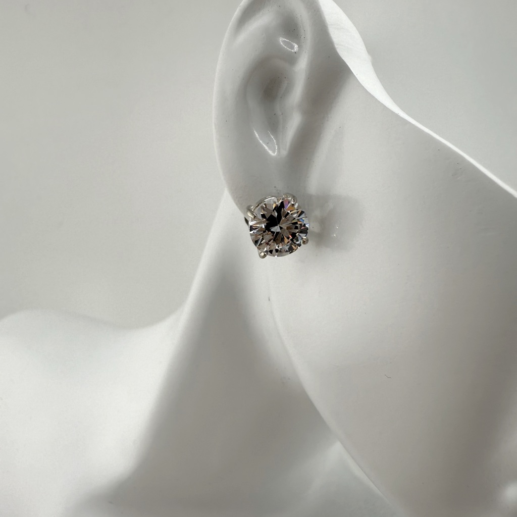 Silver Stud Earrings